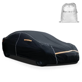 WMCHEYI Car Cover Waterproof All Weather, 6 Layers Car Covers for Automobiles, Full Exterior Cover with Zipper, Outdoor Car Cover Sun UV Rain Snow Wind Protection, Fit for 180"(180*70*59 inch)Sedan