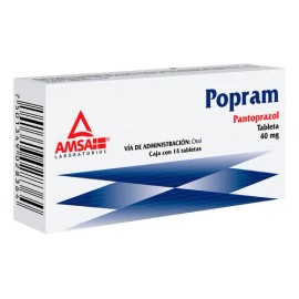 Popram Grageas 40 Mg, 14 Grageas