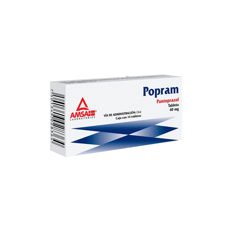 Popram Grageas 40 Mg, 14 Grageas