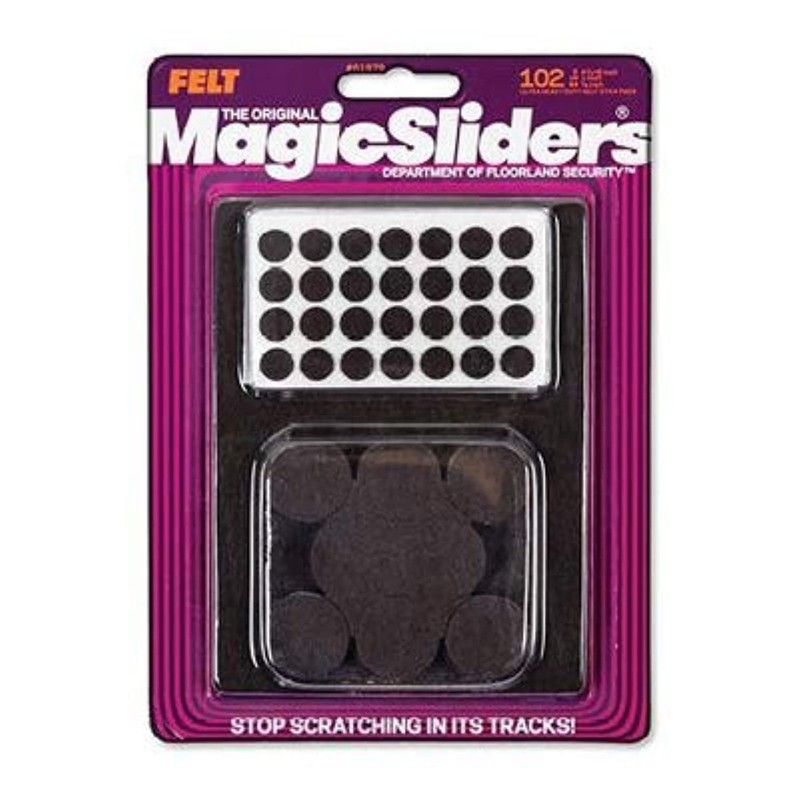 Magic Sliders 61979 Ultra Heavy Duty Brown Felt Pads Value
