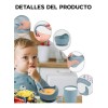 Maíz Vajilla Plato Tazon Cubiertos Vaso Babero Alimentacion Bebe