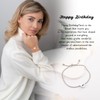 FANCIBAND 40th Birthday Gifts For Women Silver Bracelet For Woman