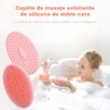 2 Piezas Cepillo Corporal de Silicona, Estropajo Corporal de Suave