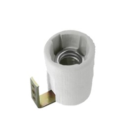 oniroview Ceramic Lamp Holder 230V E14 with Mounting Bracket High Temperature Resistance