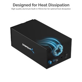 SABRENT USB Type C to Dual 3.5” SATA and RAID Docking Station with CFast/SD Card Readers and USB Type A Port (DS-2BCR)