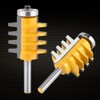 1/4" Shank Reversible Finger Glue Joint Router Bit Wood Milling