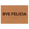 Daylor Bye Felicia Doormat Brown Natural Coir Rectangular Front Entry