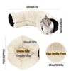 LifeIdeas Large Cat Tunnel Bed, Cat Tunnel Foldable Donut Tunnel