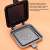 Sandwich Maker Pan Square Flip Grill Pan Press Double Sided