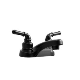 Dura Faucet DF-PL700C-MB RV 2-Hole Bathroom Faucet with Classic 2-Handles (Matte Black)