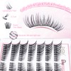 EMEDA Natural Brown Lash Clusters - Brown Lashes Natural Lash