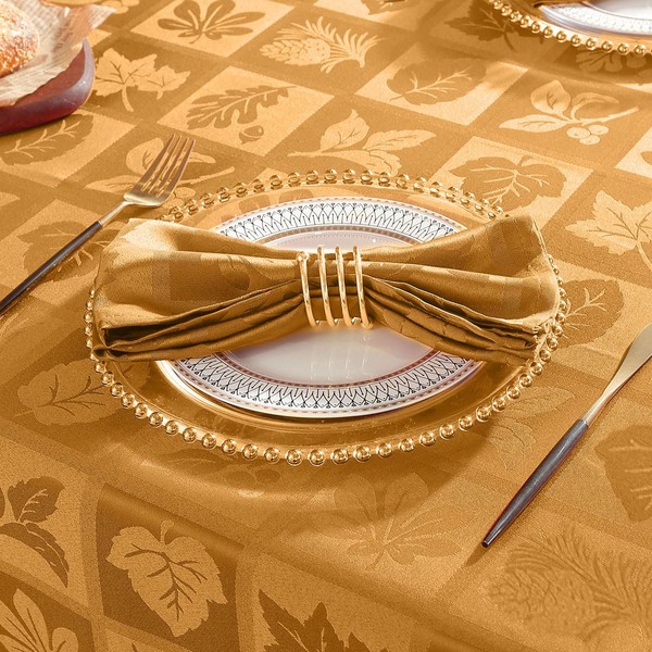 Fall Cloth Napkins Square 20 x 20 Inch Set of