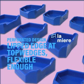 LA MIERE 6 Pcs Dental Model Base Forming Kit, Dental Model Base Former, Dental Casting Trimming Impression Tray Small+ Medium+ Large Set