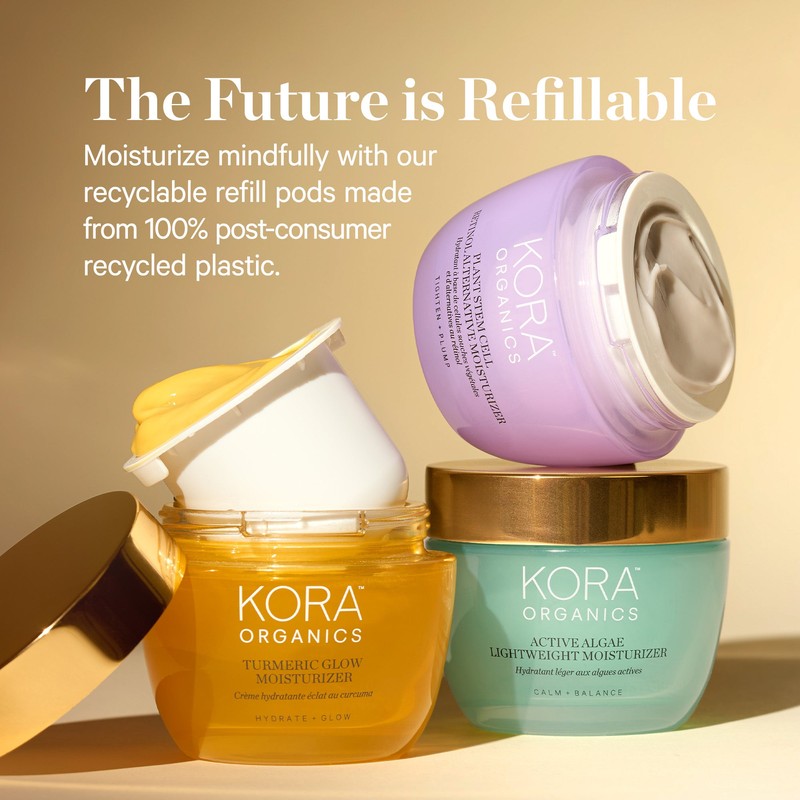 KORA Organics Turmeric Glow Moisturizer Refill Pod 50ml