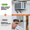 Marudina Upgraded No-Drill Window AC Bracket, Adjustable Window Air Conditioner