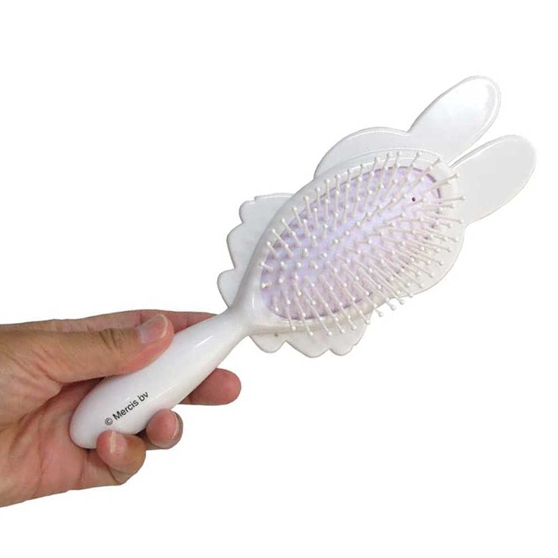 miffy Die-Cut Hair Brush, Red