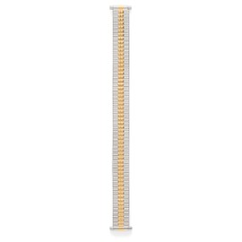 Speidel Ladies Twist-O-Flex Expansion Replacement Watch Band Dual Tone Straight End 10-14mm