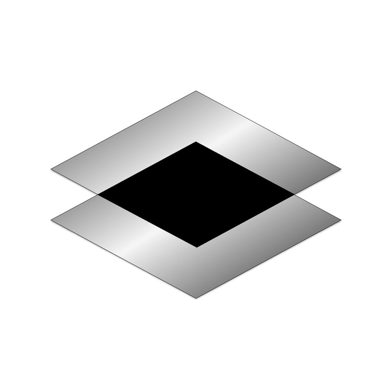 Linear polarising film 200 x 200 mm, stable 0.7 mm