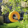 Ceramic Sunflower Bird Feeder Garden Decor