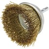 SK11 Hex Shaft Wire Cup Brush, 2.6 inches (65 mm)