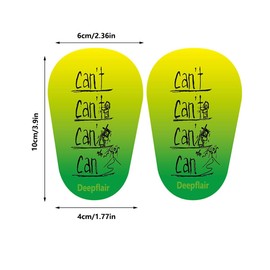 Deepflair 4 Pairs Mini Soccer Shin Guards Soccer Miniature Anti-Slip Football Shin Pads Miniature Shin Guard for Youth and Adults