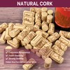 Aemygo 200 Pack Straight Wine Corks, #8 Natural Corks For