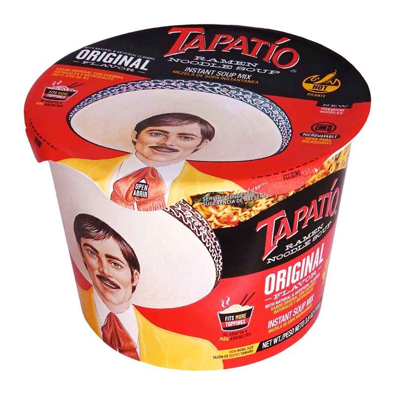 Tapatio Spicy Ramen Noodle Soup Big Bowl - Original Flavor