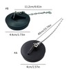 KANGQL Universal Rubber Bath Plug with Chain Drain Stopper Handy