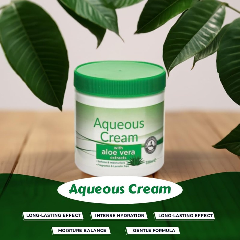 ZOPPER | 2 x Aqueous Cream 350ml with Aloe Vera