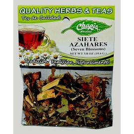 CHAPIS HIERBAS HERBS SIETE AZAHARES Net Wt. 3/8 oz. (10.6 g) 3, 6, 12 Packs - 12 PACKS