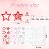 Ouligay 5 Sheets Star Face Gems Stickers Y2K Acrylic Star