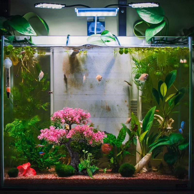 Homoyoyo Aquarium Artificial Plants Decor, Aquarium Accessories Fish Tank Plants