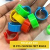 Idyfodol 4 Pcs Automatic Chicken Waterer Cups PVC Gravity-Switch No