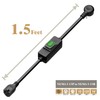 1.5Feet 90Degree Waterproof Extension Power Cord, in-Line On-Off Switch Extension