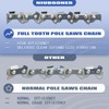 8 Inch Full Tooth Chainsaw Chain For Milwaukee 3004-20 Chainsaw,2PC