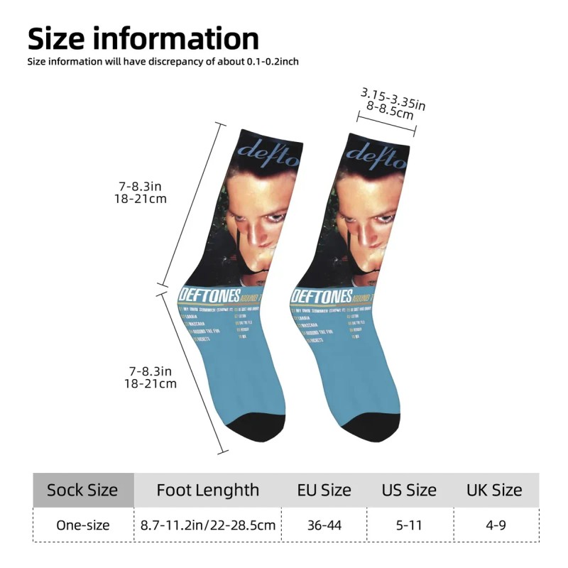 Calcetines Con Banda Metálica Socks Deftones, Medias Antides