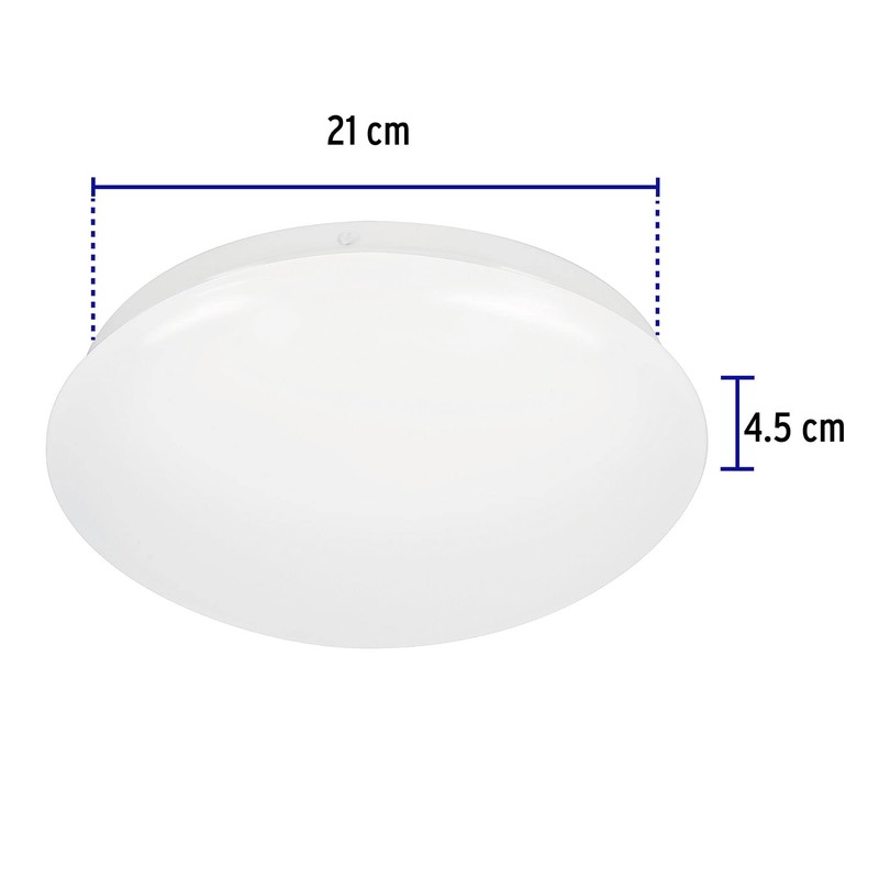 Volteck Lait PLA-100L, Luminario de LED de sobreponer tipo plafón,