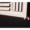 10"w X 4"h 3-Way Aluminum Curved Blade Adjustable Air Supply
