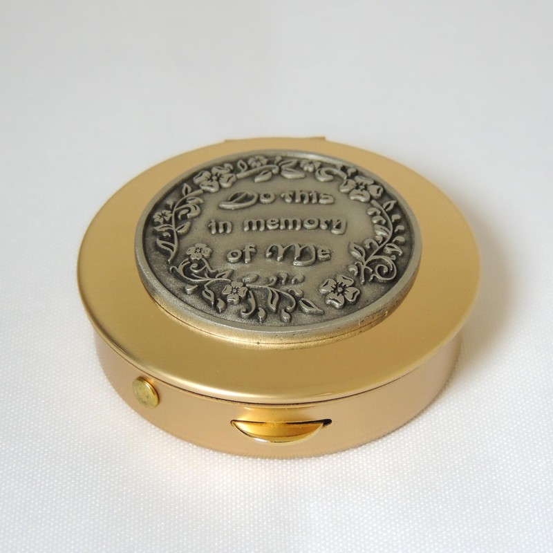 Abbey + CA Gift Communion Pyx Box with Chalice Lid
