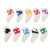 10pcs set PU Waterproof Golf Club Iron Cover Fine Sewing