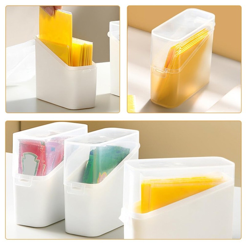 Alipis Cheese Storage Container for Fridge, 2Pcs Sliced Cheese Holder