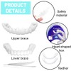 2 Pairs of Whitening Dentures, Fake Teeth, False Artificial Temporary