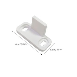 DOITOOL 6 Sets Sliding Door Track Guide, Barn Door Floor Guide, Floor Guide Clip, Adjustable Sliding Door Guides, Sliding Barn Door Hardware Kit, Floor Roller Guide