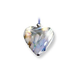 Nobile Glassware Birth Gem Glass Heart - April