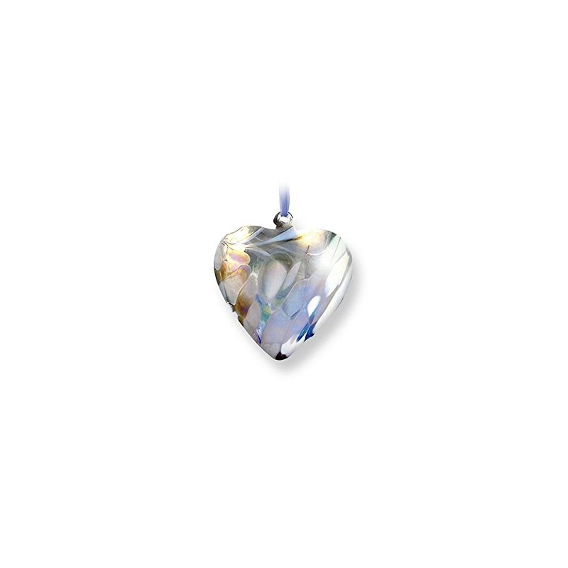 Nobile Glassware Birth Gem Glass Heart - April