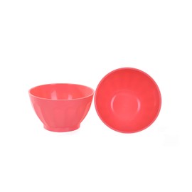 Mintra Home Unbreakable Bowls 4pk (Small - 250ml, Salmon) - (Part Of A Set) - Salad, Snacks, Breakfast Cereal, Fruit, Popcorn, Soup - Shatterproof, BPA Free