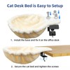 Penunentily Cat Desk Bed, Nest - Shaped Cat Bed, The