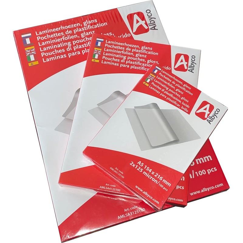 Laminating Pouch, Laminating Pouch, Glossy 54 x 86 mm Thickness