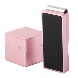 Pool Chalk Holder, Chalk Holder with Belt Clips Aluminum Alloy + Iron Magnetic Pool Table Stick Chalk Box for Billiards