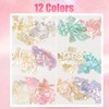 Shelf Lake 12 Color Set Nail Shell Parts, Thin, Natural